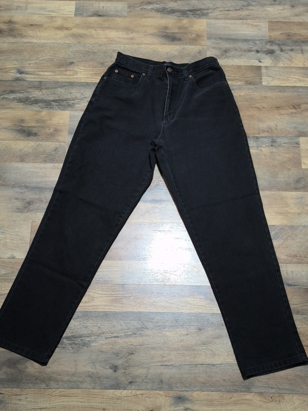 bill blass Black Bootcut Jeans - Sleek Straight Waist